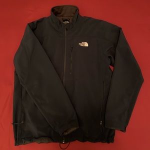 Dark navy blue North face jacket